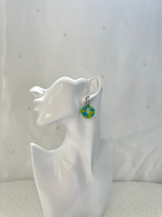 Boucle d'oreille Prune